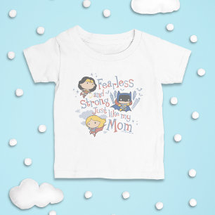 Fearless And Strong Just Like My Mum Baby T-Shirt