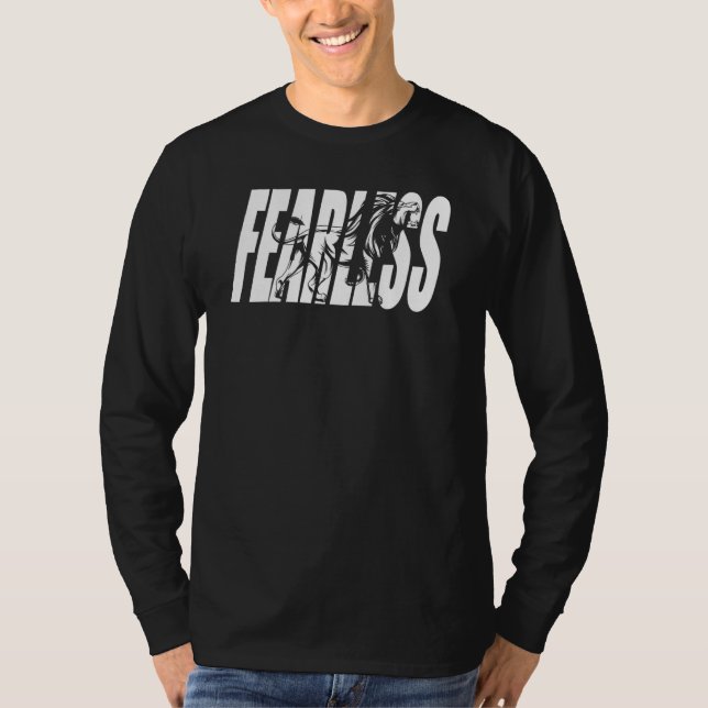 Fearless Beast Workout Mode Bodybuilding T-Shirt (Front)