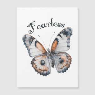 Fearless Butterfly Watercolor Graphic Design, Fear