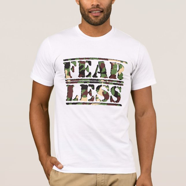 Fearless Camouflage  T-Shirt (Front)