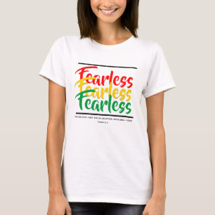 FEARLESS Christian Scripture Faith PSALM 27 T-Shirt