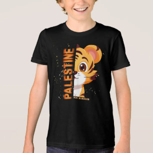 FEARLESS   Custom Palestine Kids’ T-Shirt Tri-Blend Shirt