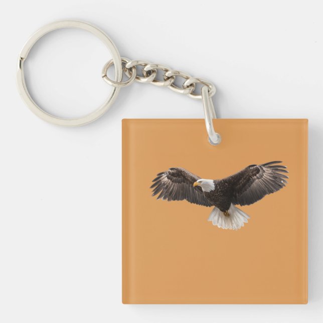 Fearless Eagle Spirit – Kids T-Shirt Collection Key Ring (Front)