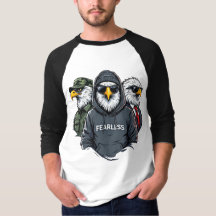 Fearless Eagle Squad - Bold and Powerful Design