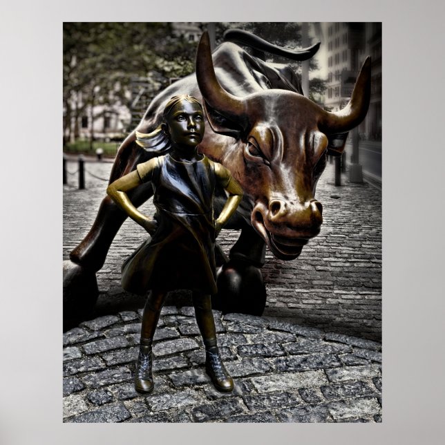 Fearless Girl Gains An Ally Poster (Front)