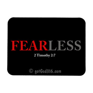 fearless gotGod316.com Magnet