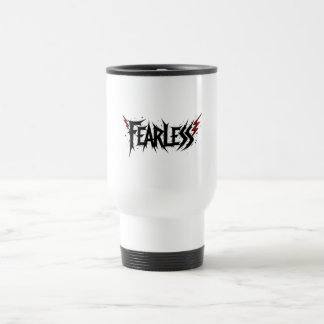 Fearless Graphic Mug Cup Edgy Lightning BoltDesign