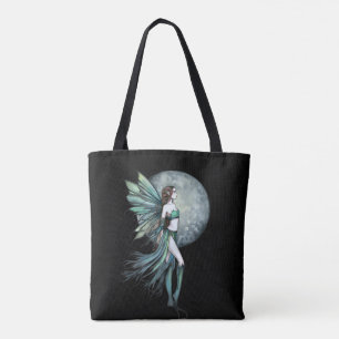 Fearless Green Fairy Fantasy Art by Molly Harrison Tote Bag