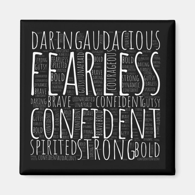 Fearless Inspirational Magnet (Front)