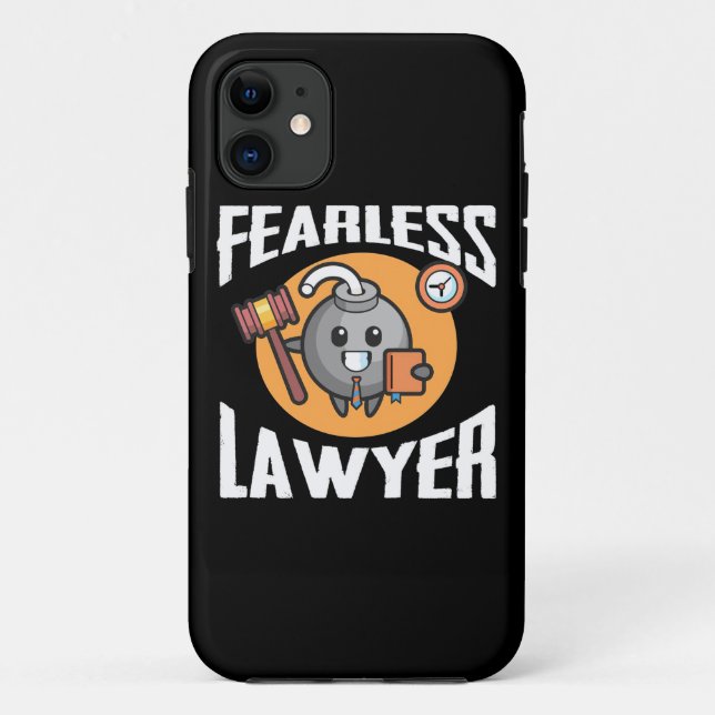 Fearless Lawyer Case-Mate iPhone Case (Back)