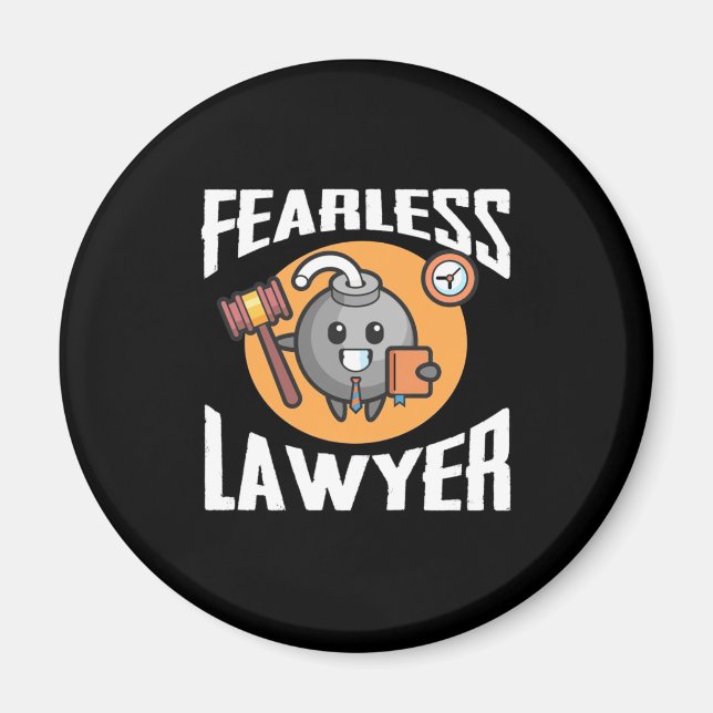 Fearless Lawyer Magnet (Front)