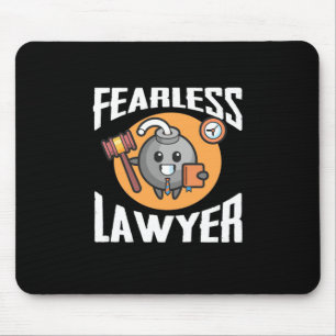 Fearless Lawyer Mouse Mat