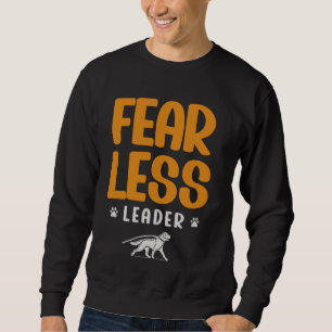 Fearless Leader Dog Walker Pet Services Dog Walkin Sweatshirt