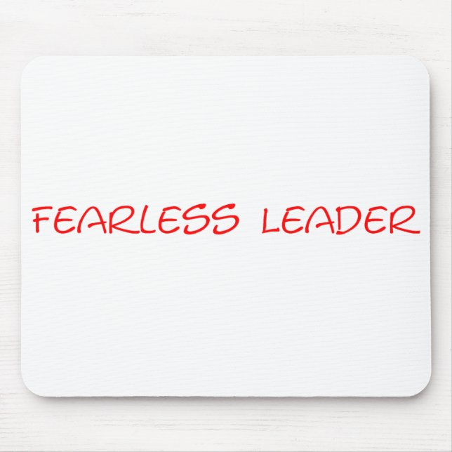 Fearless Leader Mousepad - Customised (Front)