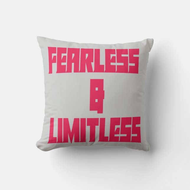 Fearless & Limitless  Cushion (Front)