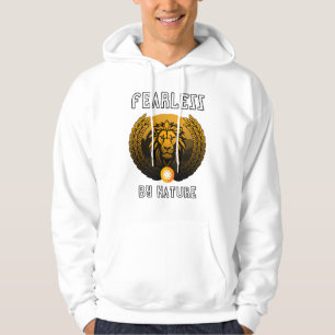 Fearless Lion Hoodie – Roaring Jungle King, Bold A
