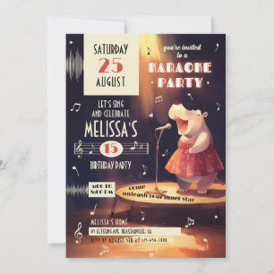 Fearless Pool Party Birthday Invitation