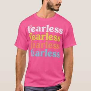 Fearless Retro Style Typography Apparel T-Shirt
