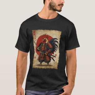 Fearless Samurai Chicken Katana Fighter Rooster Vi T-Shirt