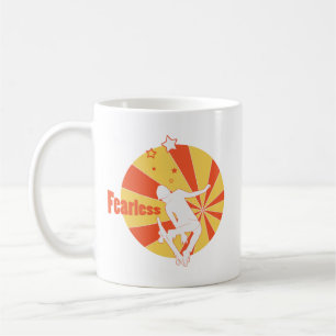 Fearless Skater Jumping Coffee Mug