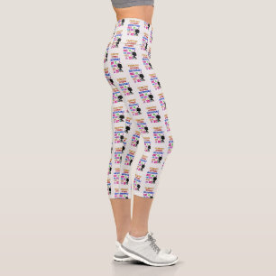 Fearless Strong Unstoppable She Is Capri Leggings