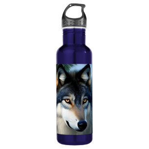 Fearless The Arctic Wolf, Water Bottle