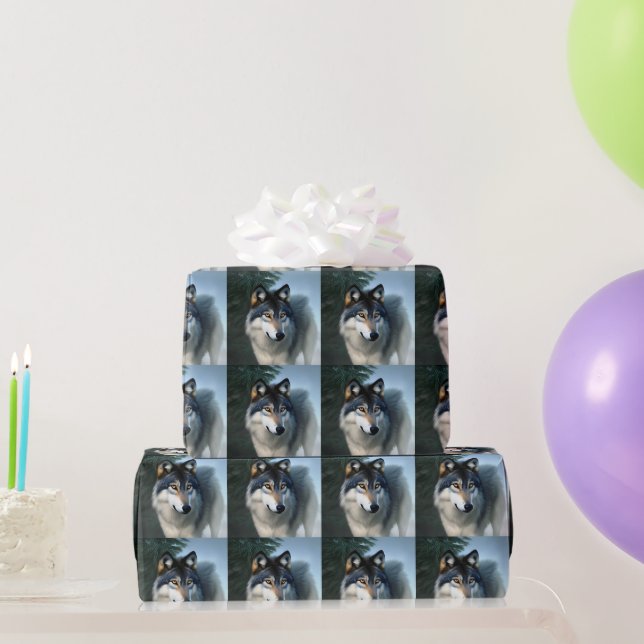 Fearless The Arctic Wolf, Wrapping Paper (Party Gifts)