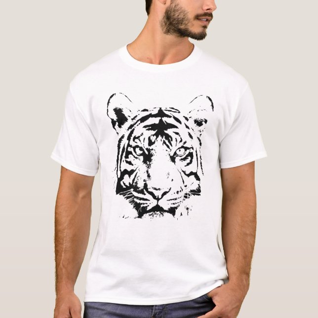 Fearless Tiger Face - Chinese year of Tiger T-Shirt (Front)