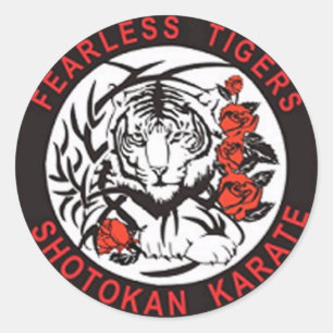 Fearless Tigers Shotokan Karate Logo Sticker