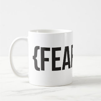 Fearless - You Choose Background Colour Coffee Mug