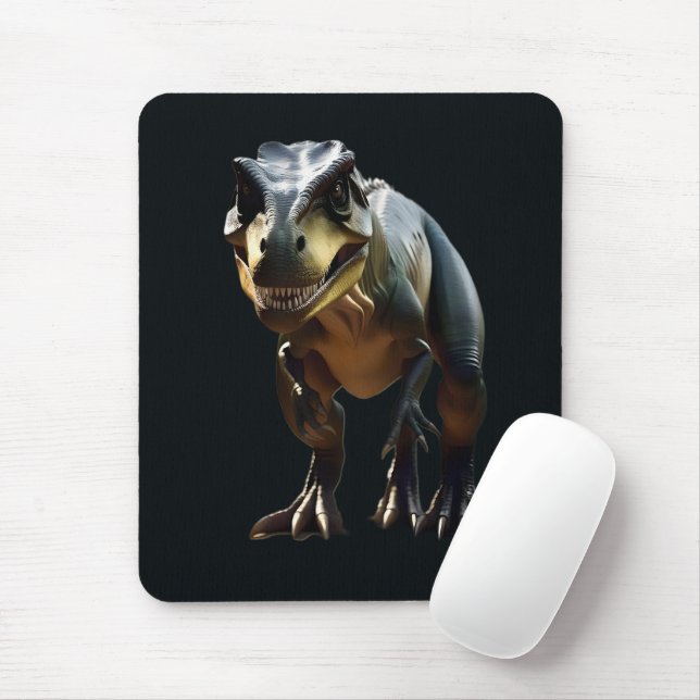 **"Fearsome Grin: The Smirking T-Rex"** Mouse Mat (With Mouse)