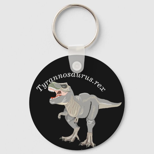 Fearsome Tyrannosaurus rex  Key Ring (Front)