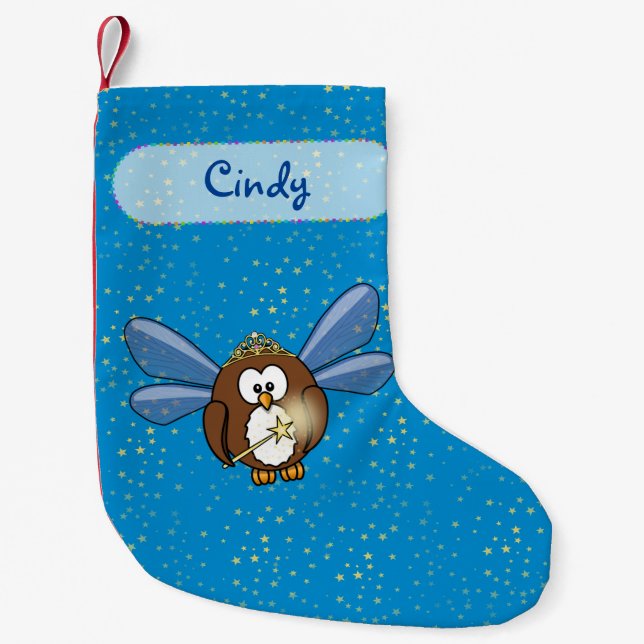 feary owl Christmas sock (Front)