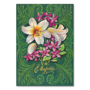 Feast bouquet  flowes table number