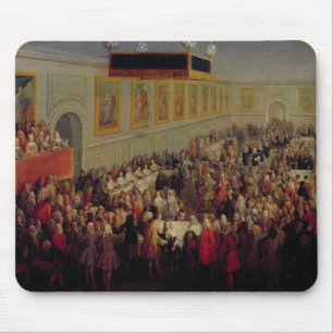 Feast given after the Coronation of Louis XV Mouse Mat