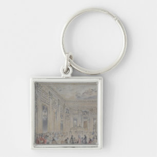 Feast given by Madame du Barry for Louis XV Key Ring