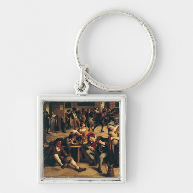 Feast in an Inn, detail of the central group Key Ring (Front)