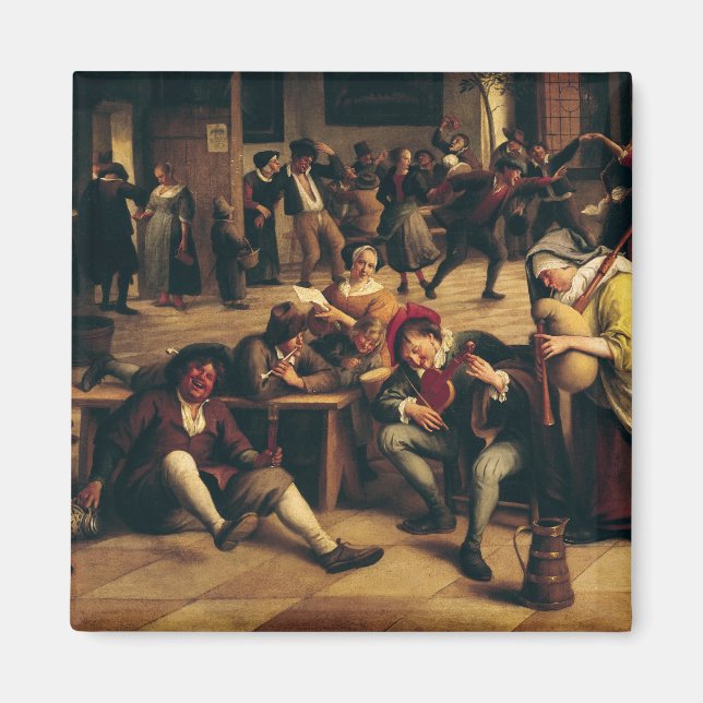 Feast in an Inn, detail of the central group Magnet (Front)