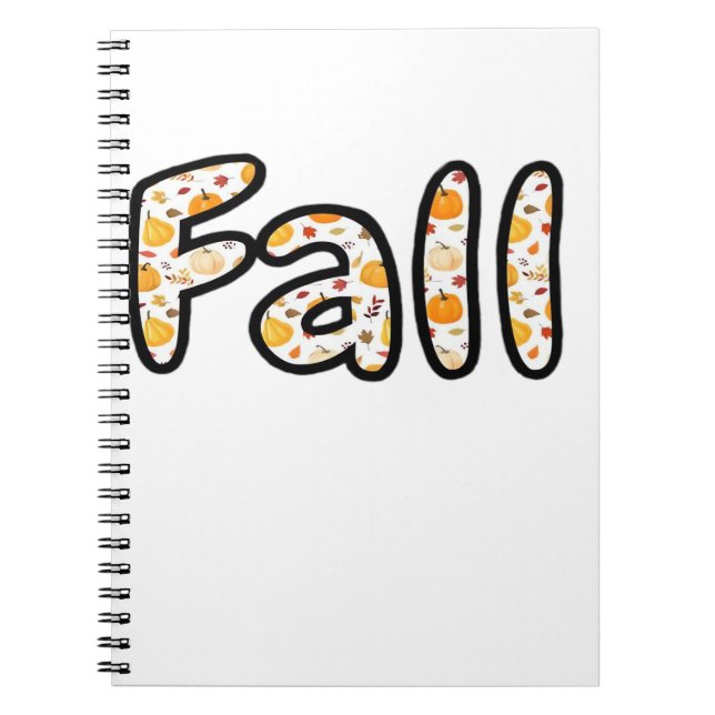 Feast Mode – Cute Autumn Comfort Food Plate Boxy T Notebook (Front)