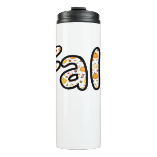 Feast Mode – Cute Autumn Comfort Food Plate Boxy T Thermal Tumbler