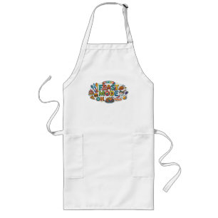 Feast Mode On Funny Foodie Graphic T-Shirt Long Apron