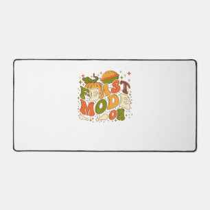 Feast Mode on, Thankgiving Costume Desk Mat