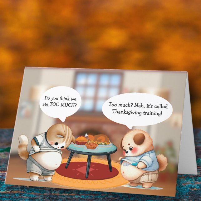 Feast Mode Thanksgiving Training Holiday Card (Creator Uploaded)