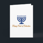 Feast of Dedication Greeting Card<br><div class="desc">Send peace and blessings to your Hebrew family during this feast. You may not be able to spend time with your Israelite family in person. However,  you can send a thoughpossibly card during this time.</div>