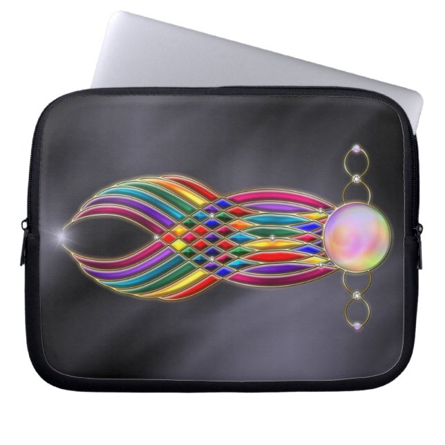 Feast of Jewels Laptop Sleeve (Front)