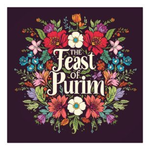 "Feast of Purim" art wall Photo Print