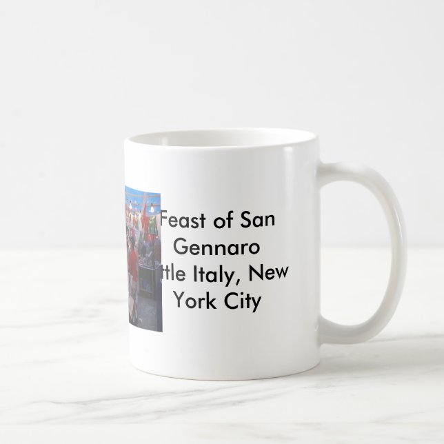 Feast of San Gennaro Little Italy, New York City Coffee Mug (Right)