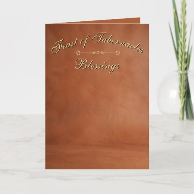 Feast of Tabernacles Card (Christian) (Front)