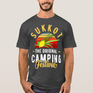 Feast of Tabernacles with Lulav and Etrog or Sukko T-Shirt