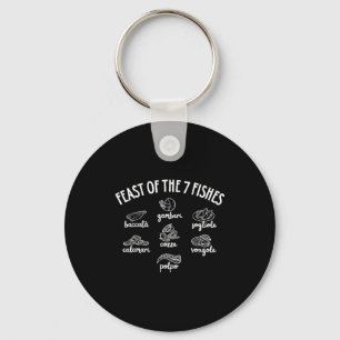 Feast Of The 7 Fishes  Key Ring